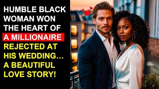 Humble Black Woman Won The Heart of the Millionaire Rejected at His Wedding… A Beautiful Love Story!