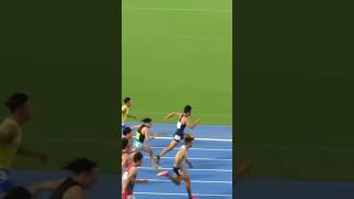 日本選手権２位の柳田選手がオールスターナイトで走ると……. #陸上競技 #100m #柳田