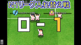 【カルチョビットＡ】女子選手縛り　Ｎ1リーグ入れ替え戦　途中で電話が来てしまい。ただ見てるだけになりました。すいません。#26