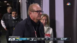 Chargers owner Dean Spanos came to watch the game