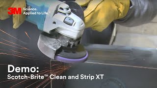 3M Abrasives: Scotch-Brite™ Clean and Strip XT Disc Demo