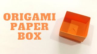 How To Make a Paper Box | Easy Origami Masu Box | Easy Origami For Kids | Simple Origami Box