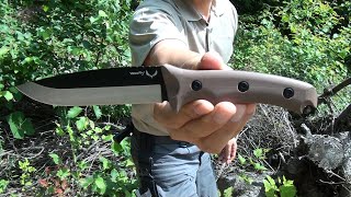 전술장비 전문 브랜드 반스플라이 택티컬 나이프(Vancefly Tactical Knife) l 생존전문가 콜라보 나이프 필드테스트.