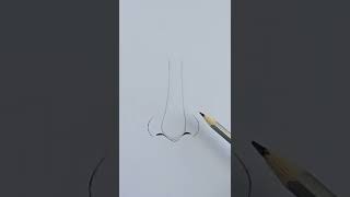 How to draw nose #shorts
