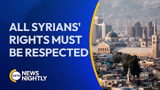 ‘The rights of all Syrians, including women and minorities, should be respected’ | EWTN News Nightly