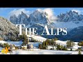 Winter The Alps 4K Ultra HD • Stunning Footage The Alps, Scenic Relaxation Film with Calming Music.