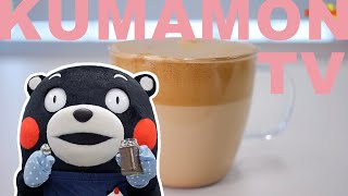 【 Kumamon TV】Kumamon Cafe Opens! Lets try the famous Dalgona Coffee!