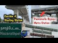 Poonamalle Bypass - Poonamalle Bus Stand Metro Work ! Poonamalle Bypass Metro Station ! Corridor 4