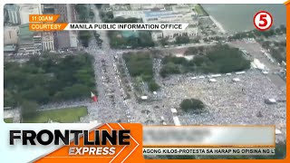 Ilang kalsada sa Maynila, traffic kasunod ng peace rally ng INC I Frontline Express