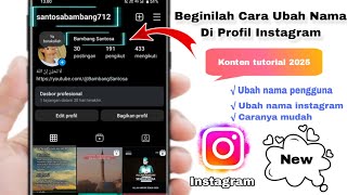 CARA MENGUBAH NAMA INSTAGRAM DAN NAMA PENGGUNA INSTAGRAM