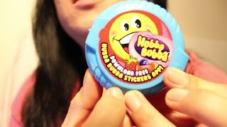 ASMR Chewing Hubba Bubba Gum Watermelon Strawberry Blueberry ScorpioAnnASMR