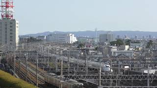 浜松駅通過の東海道新幹線＃２ 14/Dec/2019 Central Japan Railways Bullet Trains passing through Hamamatsu