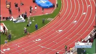 Abby Steiner of UK sets Collegiate 200 meter Record (2️⃣1️⃣.8️⃣0️⃣) then Blazes 3rd Leg of 4x400 👀🤯