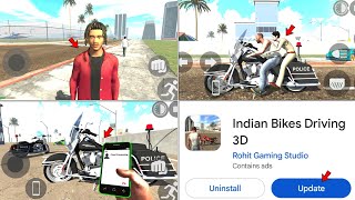 New Character + police Bike Cheat Code  in Indian bike driving 3d|Indian bike driving 3d new update