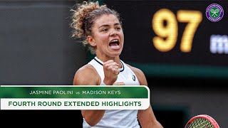 Sensational encounter | Jasmine Paolini vs Madison Keys | Extended Highlights | Wimbledon 2024