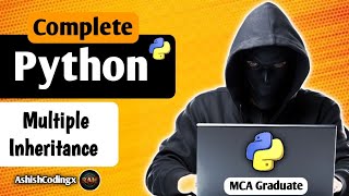 Python Multiple Inheritance|Types Of Inheritance In Python|AshishCodingx #python ‎⁨@GateSmashers