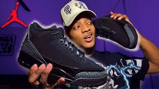 BEST REPLICA SNEAKER WEBSITE 2025! Jordan Black Cat 3’s