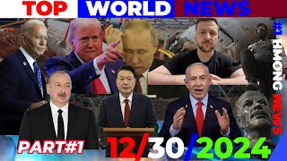 XOV XWM HMOOB#1 WORLD NEWS: 12/30/2024💥ISRAEL CEEB TOOM HOUTHI, SKOREA, RUSSIA/UKRAINE, FRANCE,CHINA