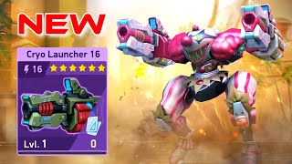 NEW WEAPON Cryo Launcher 16 with Panther \u0026 Onyx - Mech Arena