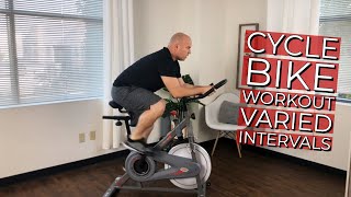 Sunny Health & Fitness Cycle Bike Workout Varied Intervals