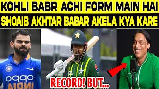 Shoaib Akhtar virat kohli Praises For New World Record Babar Azam Batting Against New Zealand SERIES