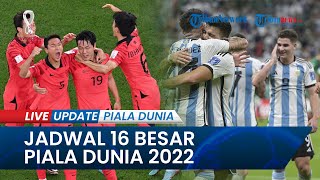 Jadwal Lengkap Babak 16 Besar Piala Dunia 2022 Qatar, Dibuka Belanda Vs AS hingga Portugal Vs Swiss