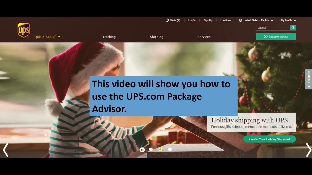 UPS.com - Package Advisor - YouTube