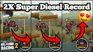 20,460m with Super Diesel RECORD in Forest 😍 - Hill Climb Racing 2