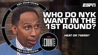 Stephen A.: I want the Knicks to get REVENGE on the Miami Heat! | NBA Countdown