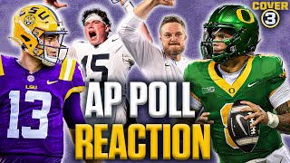 College Football AP Poll Top 25 Reaction | CFB Week 8, Oregon, Penn State, LSU, Ohio State, BYU