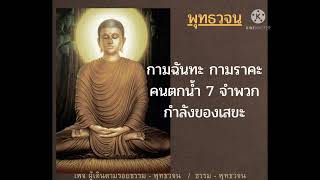 กามฉันทะ กามราคะ คนตกน้ำ 7 จำพวก กำลังของเสขะ /คำสอนของ พระพุทธเจ้า \u0026 พุทธวจน