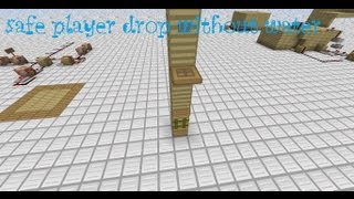 檸檬的minecraft教學-無水下降裝置