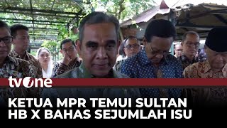 Ketua MPR Ahmad Muzani Temui Sultan HB X, Ini yang Dibahas | tvOne