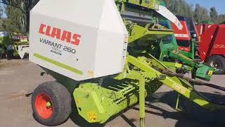 Пресс-подборщик Claas Variant 260  | Прокрутка/Baler Claas Claas Variant 260  | Scrolling #farming