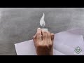 how to sketch a candle