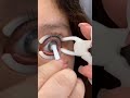 Contact lens insertion #shorts #viral #makeup #optometry #education #eyecareprofessional #eyecare