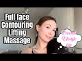 Full face contouring deep tissue intensive massage