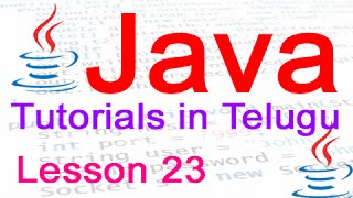 Java in Telugu - Tutorial 23 - Using Arrays