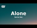 Burna Boy - Alone (Lyrics) From Black Panther (Wakanda Forever)