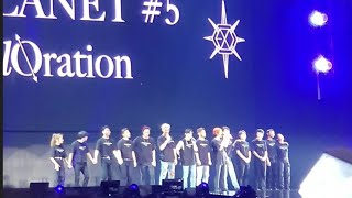 190719 엑소 익스플로레이션 첫콘 엔딩 멘트(소리지름주의..) / 엑소 콘서트 EXO PLANET#5 - EXplOration