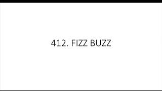 Leetcode 422 - Fizz Buzz in Python