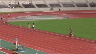 20160925群馬高校新人陸上女子1600mR予選2組