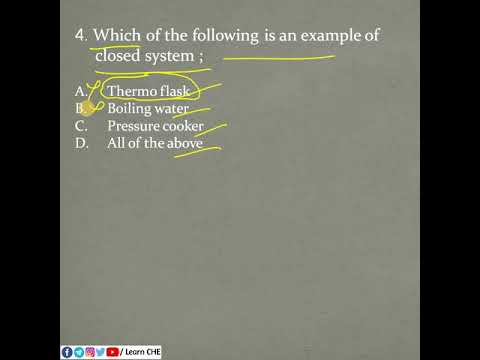 Which of the following is an example of a closed system?