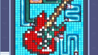 Pixel Flow Level 533. Walkthrough Gameplay