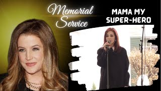 LISA MARIE Memorial Service PRISCILLA PRESLEY #Graceland #LisaMarie #ElvisPresley #PriscillaPresley