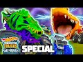 Hot Wheels Monster Trucks Power Smashers! | 43 MINUTE SPECIAL