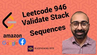 Strings - Leetcode 946 Validate Stack Sequences