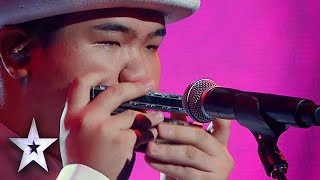 Oscar Chu Performs Mozart With Harmonicas | Asia’s Got Talent Semis 1