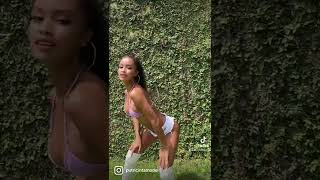 Putri Cinta Dancing Bending Over