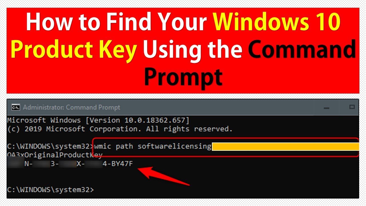 How To Find A Windows 10 Product Key